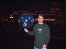 Justin At Disneyland With Mickey Balloon