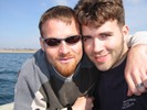 Jamie and Justin On Boat Picnic