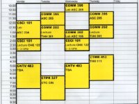 Fall 97 Class Schedule